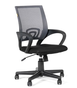 Офисное кресло CHAIRMAN 696 black Сетчатый акрил DW63 темно-серый в Ноябрьске