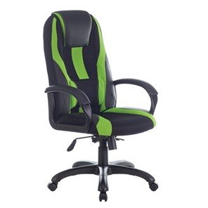 Компьютерное кресло Brabix Premium Rapid GM-102 (экокожа/ткань, черное/зеленое) 532419 в Новом Уренгое