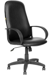 Кресло компьютерное CHAIRMAN 279, экокожа, цвет черный в Салехарде - предосмотр