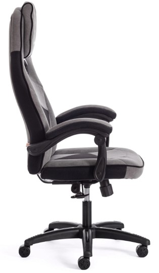 Кресло компьютерное ARENA флок , серый/черный, 29/35 арт.14129 в Лабытнанги - изображение 1