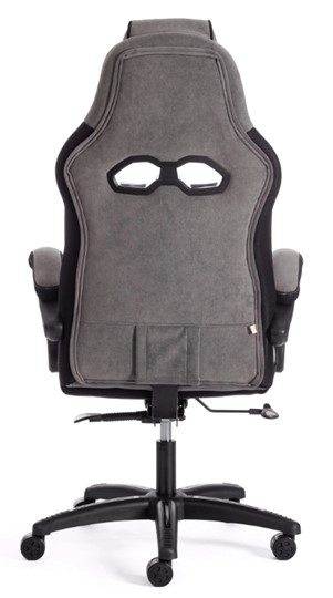Кресло компьютерное ARENA флок , серый/черный, 29/35 арт.14129 в Лабытнанги - изображение 5