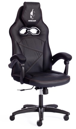 Кресло ARENA кож/зам, черный/черный карбон, 36-6/карбон черный арт.13561 в Салехарде - изображение