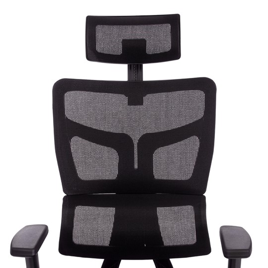 Компьютерное кресло MESH-11HR ткань/сетка, черный, арт.19507 в Салехарде - изображение 9