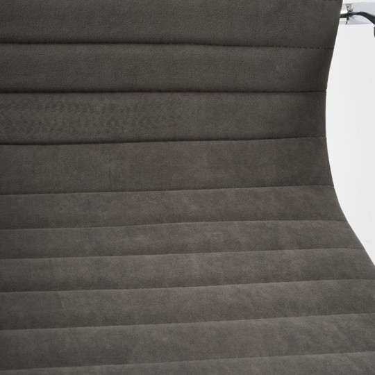 Кресло URBAN-LOW флок, серый, арт.14445 в Салехарде - изображение 6