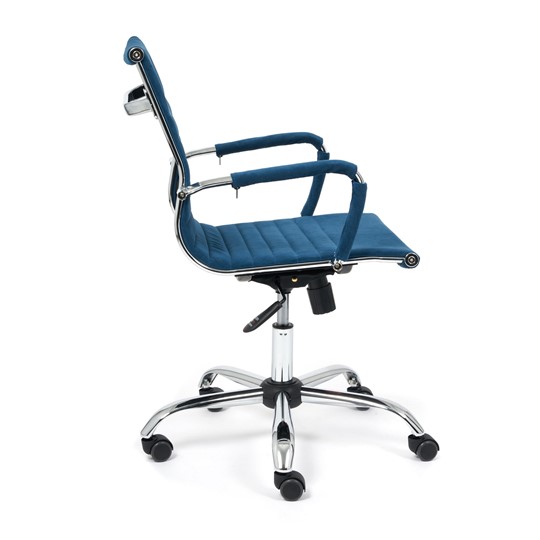 Компьютерное кресло URBAN-LOW флок, синий, арт.14448 в Салехарде - изображение 2