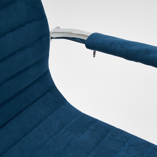 Компьютерное кресло URBAN-LOW флок, синий, арт.14448 в Надыме - изображение 5