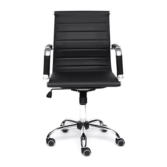 Кресло URBAN-LOW кож/зам, черный, арт.14460 в Салехарде - изображение 3