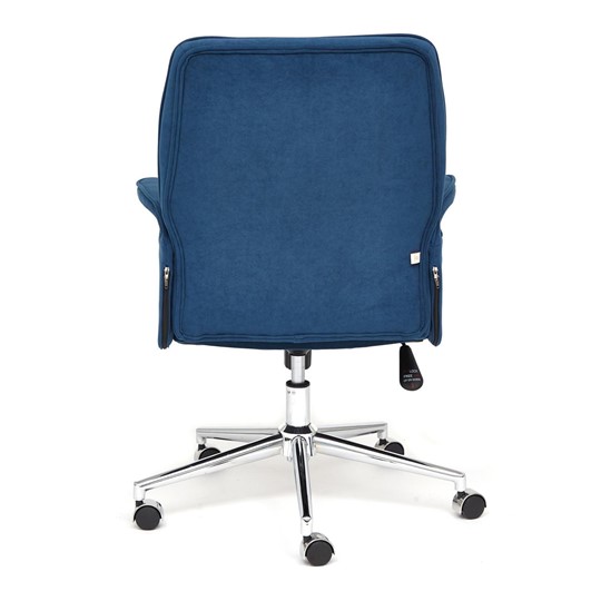 Компьютерное кресло YORK флок, синий, арт.13862 в Надыме - изображение 4