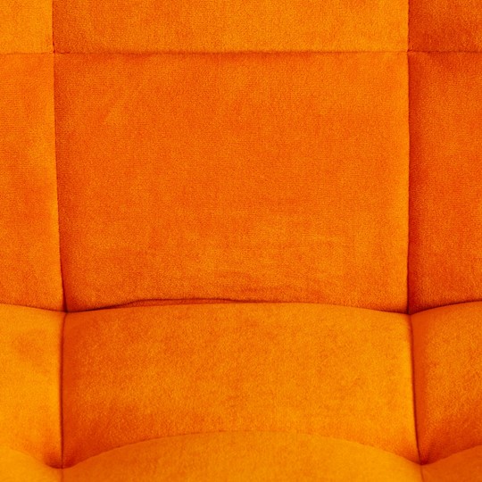 Кресло компьютерное ZERO флок, оранжевый, арт.13499 в Салехарде - изображение 6