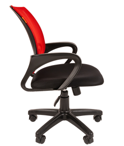Кресло компьютерное CHAIRMAN 696 black Сетчатый акрил DW69 красный в Лабытнанги - предосмотр 1