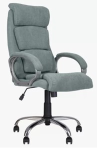 Кресло для офиса DELTA (CHR68) ткань SORO 34 в Муравленко