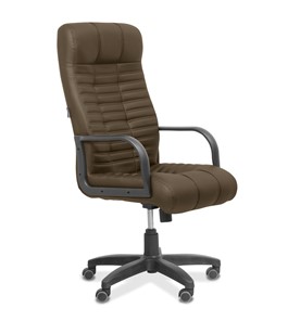 Офисное кресло Атлант, экокожа премиум / коричневая CN1116 в Губкинском