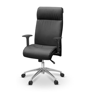 Кресло офисное Dark (подлокотники 3D) натуральная кожа с компаньоном / зеленая NL30 в Салехарде - предосмотр 1