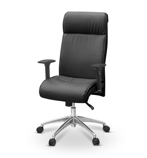 Кресло офисное Dark (подлокотники 3D) натуральная кожа с компаньоном / зеленая NL30 в Салехарде - изображение 1