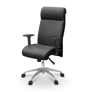 Кресло офисное Dark (подлокотники 3D) натуральная кожа с компаньоном / зеленая NL30 в Салехарде - предосмотр 2