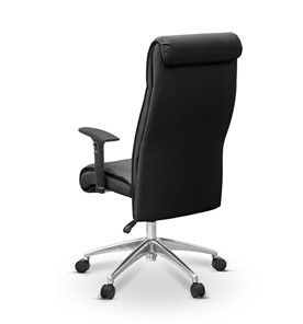 Кресло офисное Dark (подлокотники 3D) натуральная кожа с компаньоном / зеленая NL30 в Салехарде - предосмотр 4