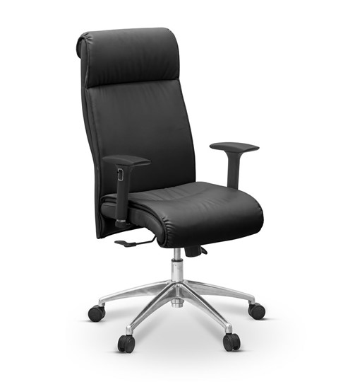 Кресло офисное Dark (подлокотники 3D) натуральная кожа с компаньоном / зеленая NL30 в Салехарде - изображение 8