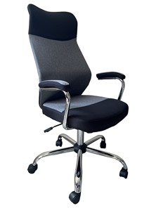 Кресло офисное C168 черный/серый в Губкинском