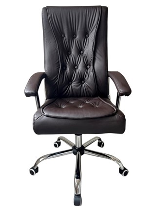 Кресло офисное С 22  коричневый в Салехарде - изображение