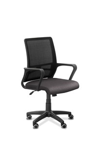 Офисное кресло Акцент, сетка YM/ткань Bahama / черная/серая в Губкинском