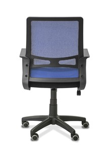 Кресло в офис Акцент, сетка YM/ткань TW / синяя/черная в Салехарде - предосмотр 4