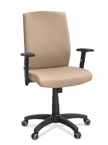 Кресло для руководителя Alfa A/MK/1D, ткань Bahama / бежевая в Салехарде - предосмотр