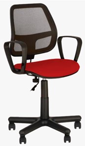Компьютерное кресло ALFA GTP (PM60) CAGLIARI черный, красный в Надыме