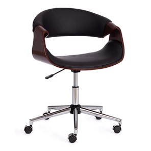 Офисное кресло BEND орех, кож/зам черный, арт.13665 в Салехарде