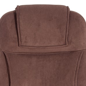 Кресло компьютерное BERGAMO (22) флок, коричневый, 6 арт.19360 в Салехарде - предосмотр 7