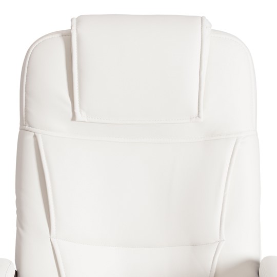 Кресло BERGAMO Хром (22) кож/зам, белый, арт.19400 в Салехарде - изображение 6