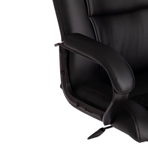 Офисное кресло BERGAMO Хром (22) кож/зам, черный, арт.19370 в Салехарде - предосмотр 8
