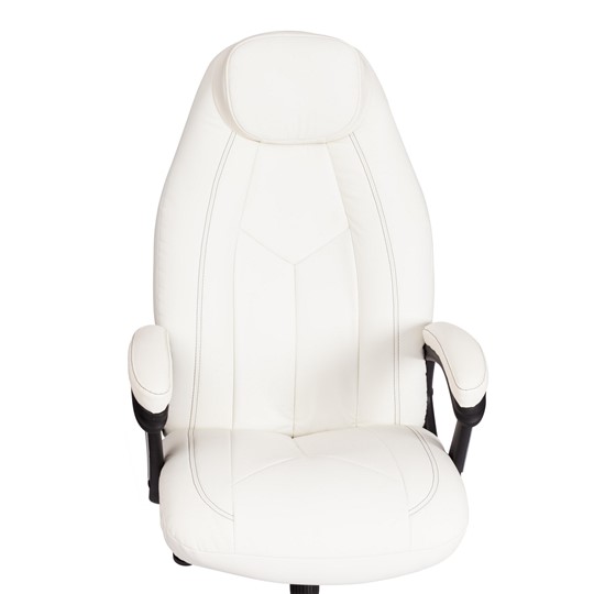 Офисное кресло BOSS Lux, кож/зам, белый, арт.21152 в Салехарде - изображение 5