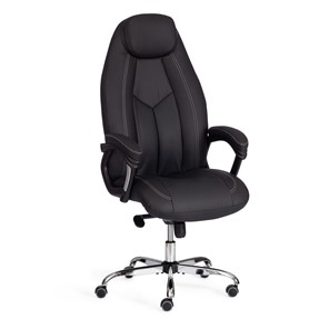 Кресло компьютерное BOSS Lux, кож/зам, черный, арт.21151 в Надыме