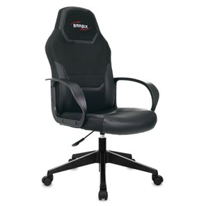 Компьютерное кресло BRABIX "Alpha GM-018", ткань/экокожа, черное, 532636, GM-018_532636 в Салехарде