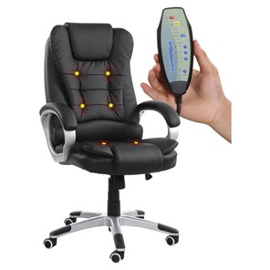 Офисное кресло BRABIX "Comfort MS-003", 6 массажных модулей, экокожа, черное, 532521 в Муравленко