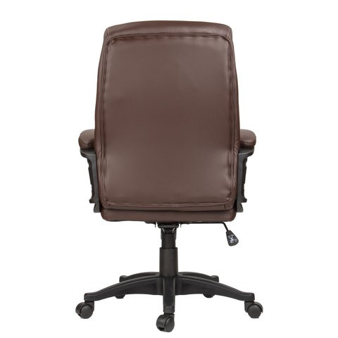 Кресло компьютерное BRABIX "Enter EX-511", экокожа, коричневое, 531163 в Салехарде - изображение 5