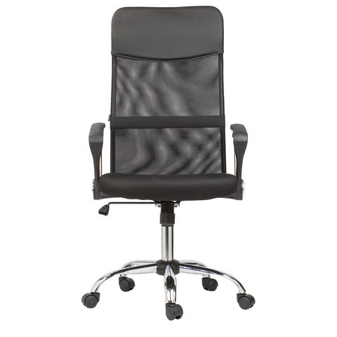 Кресло офисное BRABIX "Flash MG-302", с подлокотниками, хром, черное, 530867 в Салехарде - изображение 3