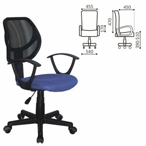 Офисное кресло Brabix Flip MG-305 (ткань TW, синее/черное) 531919 в Надыме - предосмотр 9