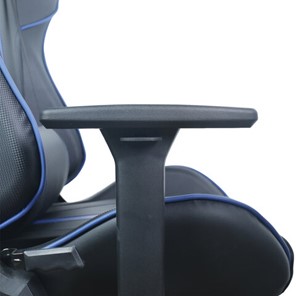 Офисное кресло BRABIX "GT Carbon GM-120", две подушки, экокожа, черное/синее, 531930 в Салехарде - предосмотр 13