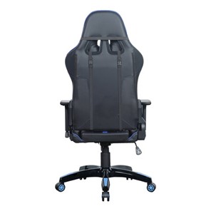 Офисное кресло BRABIX "GT Carbon GM-120", две подушки, экокожа, черное/синее, 531930 в Салехарде - предосмотр 6