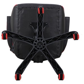 Кресло Brabix Nitro GM-001 (ткань, экокожа, черное, вставки красные) 531816 в Салехарде - предосмотр 7