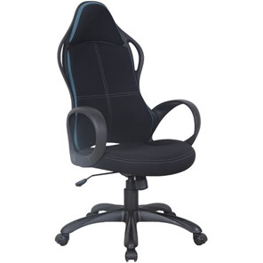 Кресло Brabix Premium Force EX-516 (ткань, черное/вставки синие) 531572 в Муравленко