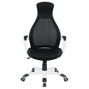 Офисное кресло Brabix Premium Genesis EX-517 (пластик белый, ткань/экокожа/сетка черная) 531573 в Салехарде - предосмотр 3