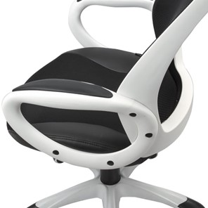 Офисное кресло Brabix Premium Genesis EX-517 (пластик белый, ткань/экокожа/сетка черная) 531573 в Салехарде - предосмотр 6