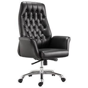 Офисное кресло BRABIX PREMIUM "Legacy EX-750", синхромеханизм, алюминий, экокожа, черное, 532492 в Тарко-Сале