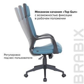 Кресло офисное Brabix Premium Prime EX-515 (ткань, голубое) 531568 в Надыме - предосмотр 12