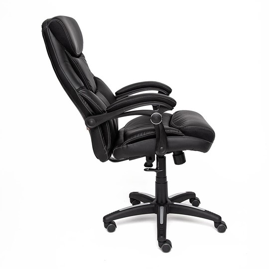 Компьютерное кресло CAMBRIDGE кож/зам/ткань, черный/черный , 36-6/11 арт.12756 в Ноябрьске - изображение 3
