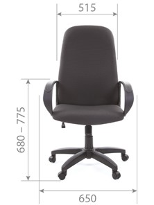 Офисное кресло CHAIRMAN 279 JP15-2, цвет черный в Салехарде - предосмотр 4