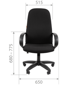 Компьютерное кресло CHAIRMAN 279T, ткань Т-08 черный в Лабытнанги - предосмотр 3