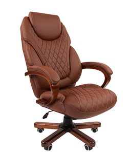 Кресло CHAIRMAN 406, коричневый в Салехарде - предосмотр